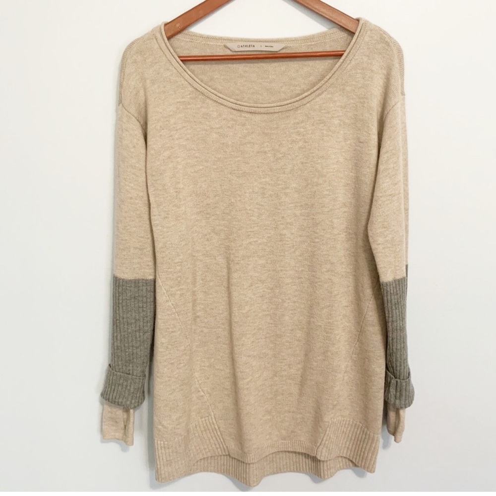 Athleta 100% Merino Wool Tunic Sweater Size Small